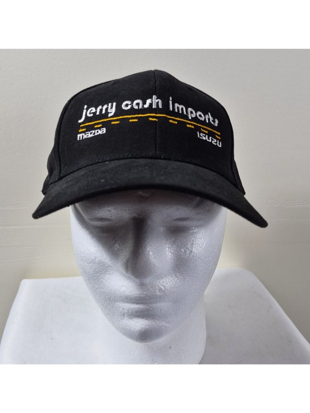 Jerry C Imports Mazda Isuzu Dealership Cap Black Embroidered Adj Hat
